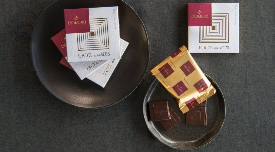 Domori Fine Italian Criollo Chocolate sold in the UAE by Shura Trading